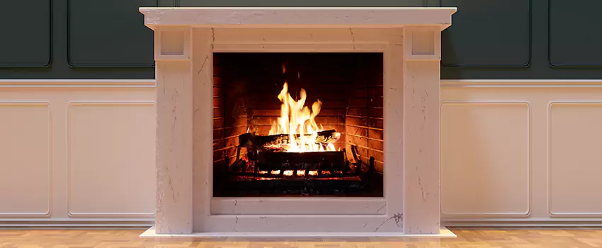 Decorative Electric Fireplace Installation in Estero, Florida
