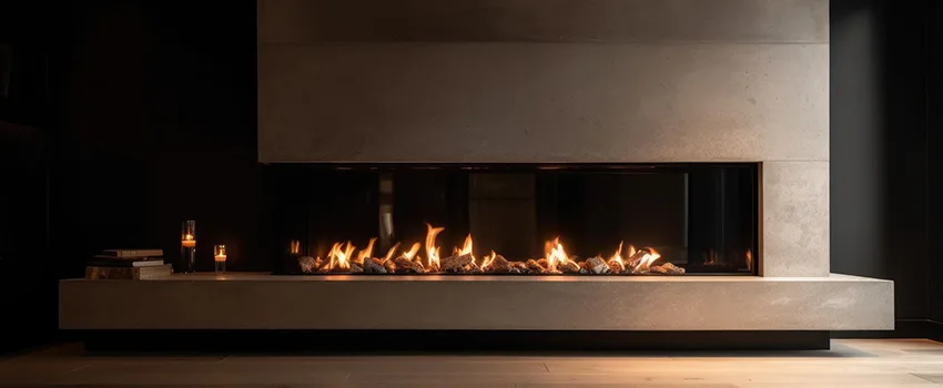 Gas Fireplace Ember Bed Design Services in Estero, Florida
