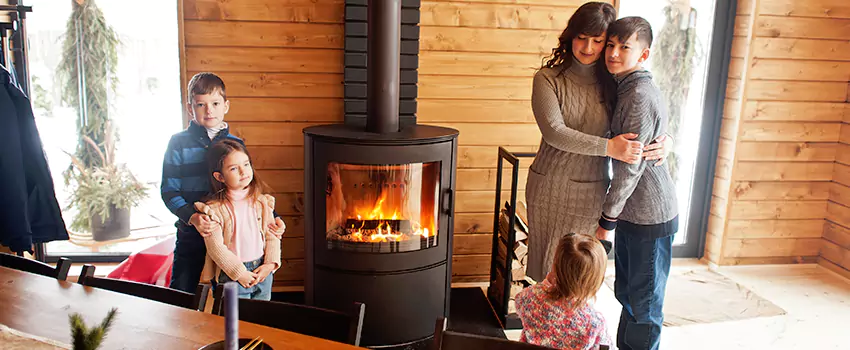 Morso Cast Iron Fireplace Insert Installation in Estero, Florida