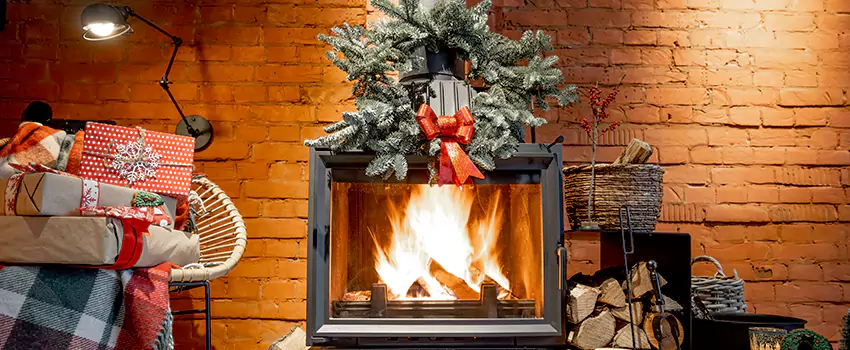 Travis Industries Linear Gas Fireplace Installation in Estero, Florida