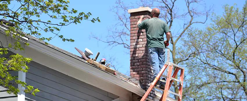 Vinyl and PVC Chimney Flashing Installation in Estero, FL